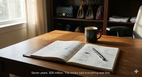 Seven years. $26 million. The books said everything was fine.