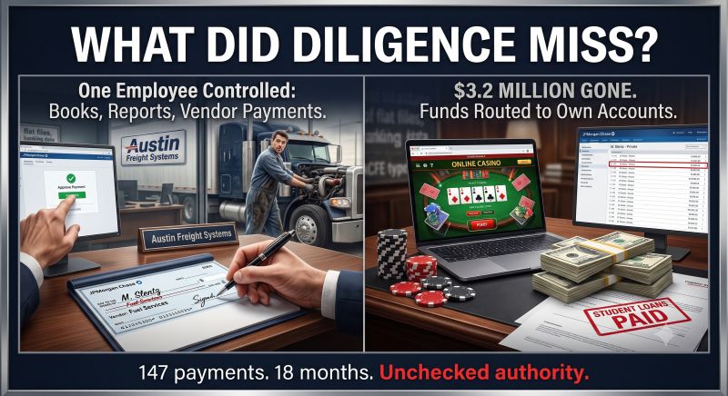 Austin Freight controller post graphic